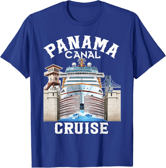 Panama Canal Cruise Transit Souvenir Commemorative Keepsake T-Shirt - T-Shirt | Royal