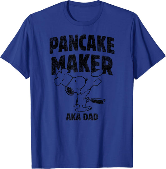 Peanuts - Pancake Maker AKA Dad T-Shirt - T-Shirt | Royal