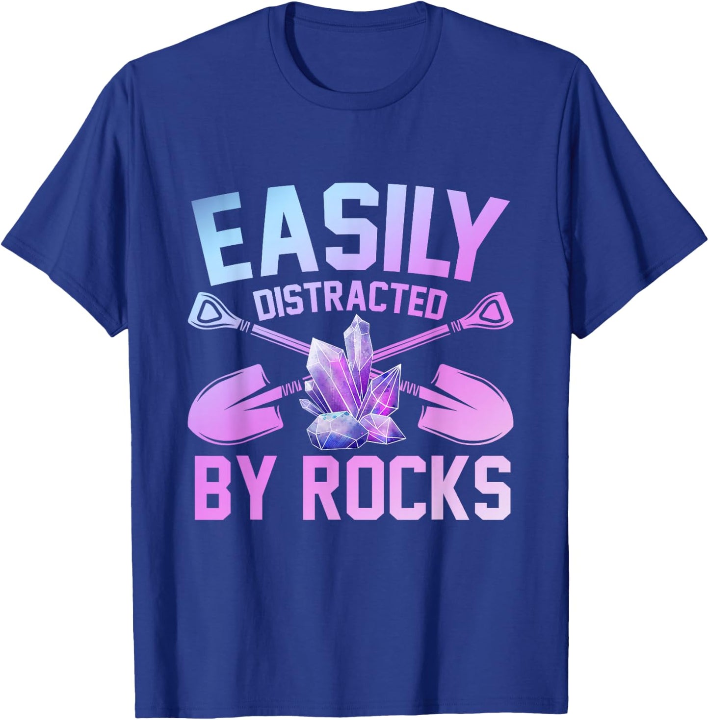 Slightly distracted by rocks geology T-Shirt - T-Shirt | Royal