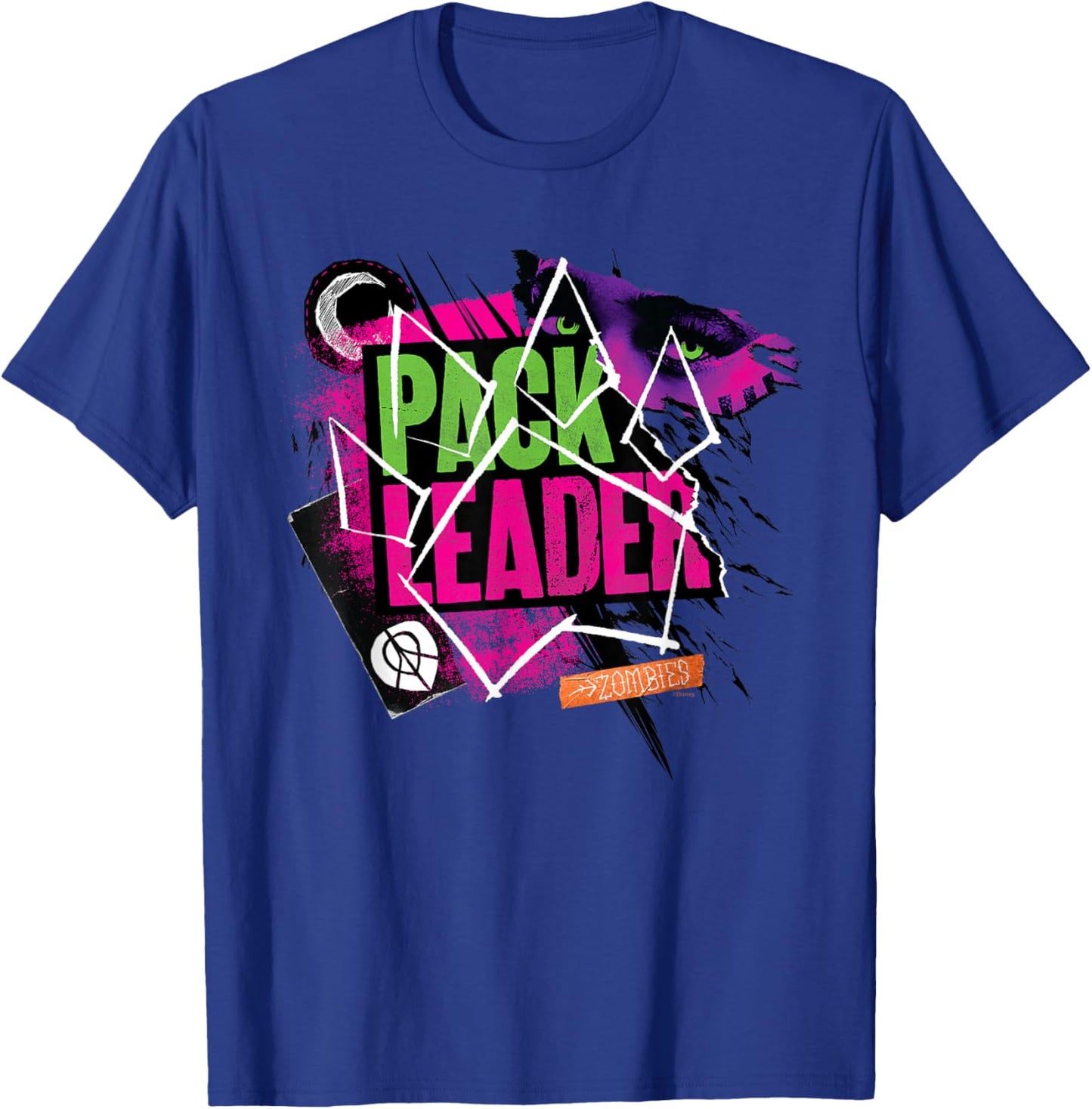 Disney Channel Zombies 3 Werewolf Pack Leader Z-O-M-B-I-E-S T-Shirt - T-Shirt | Royal