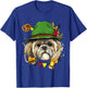 Shih Tzu Oktoberfest Dog Lover Lederhosen Beer Fest German T-Shirt - T-Shirt | Royal