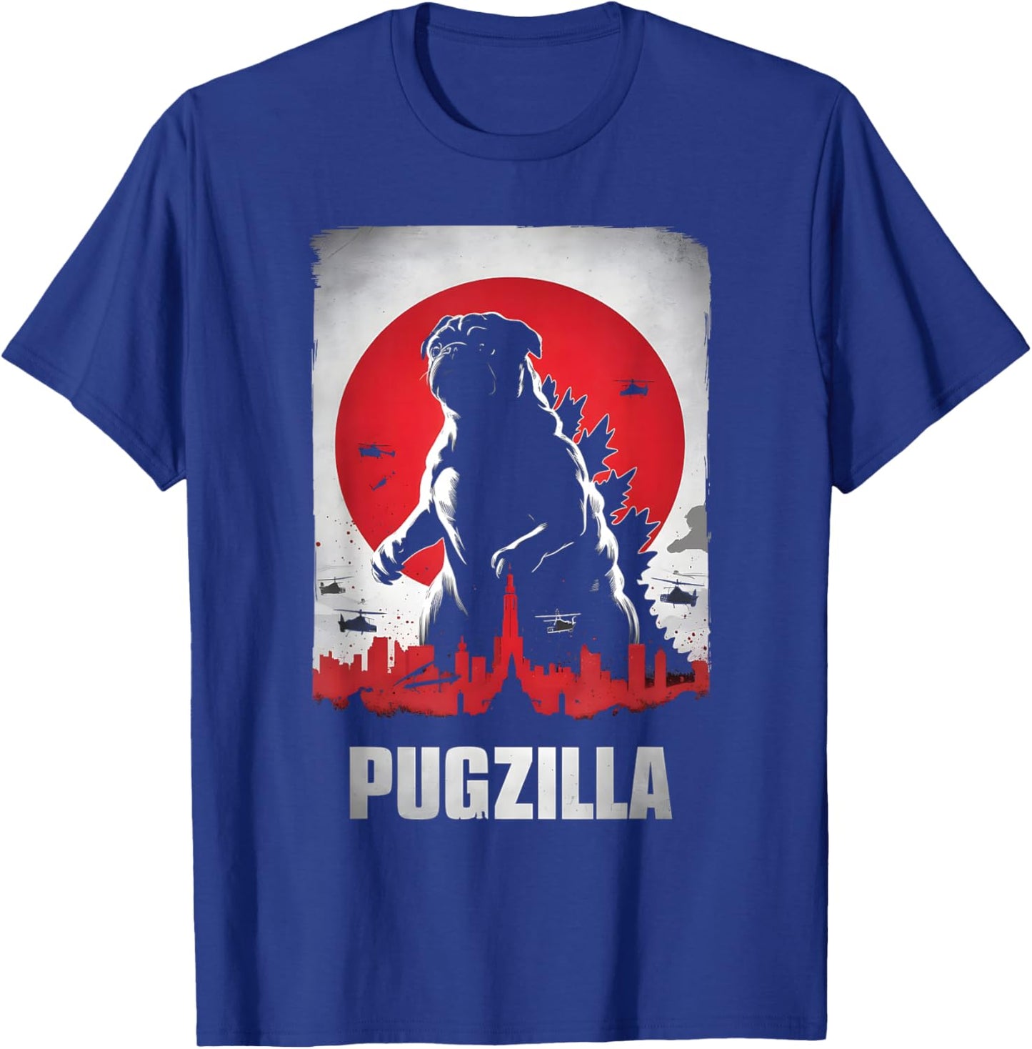 Pugzilla Pug Lover Pug Owner T-Shirt - T-Shirt | Royal