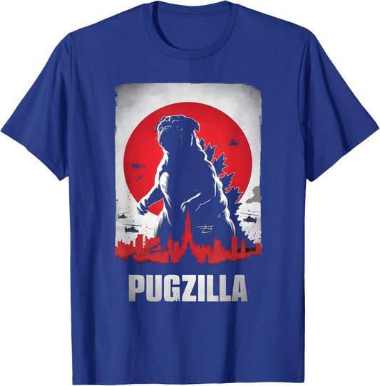 Pugzilla Pug Lover Pug Owner T-Shirt - T-Shirt | Royal