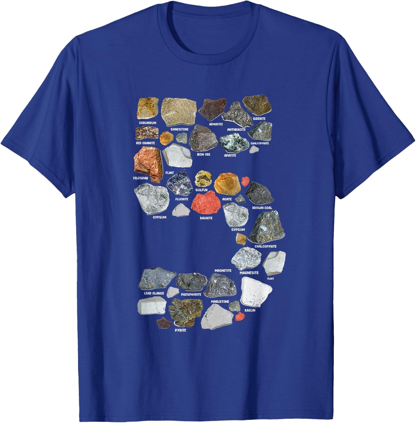Geology 5 years Old Rock Collecting 5th Birthday T-Shirt - T-Shirt | Royal