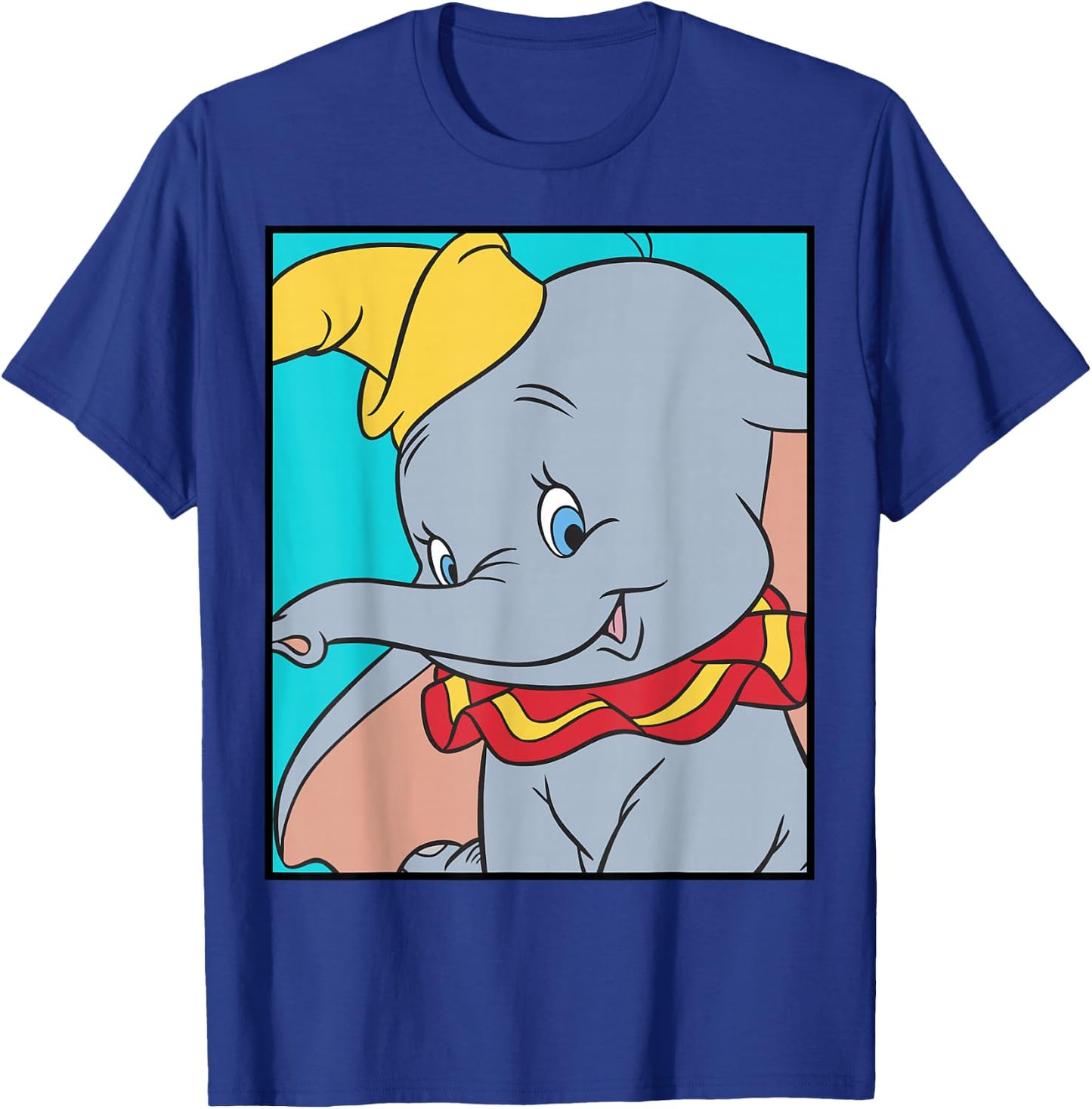 Disney Dumbo Portrait Box T-Shirt - T-Shirt | Royal