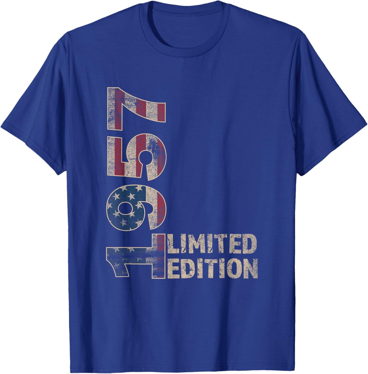 68th Birthday Gift men Vintage born 1957 turning 68 Year Old T-Shirt - T-Shirt | Royal