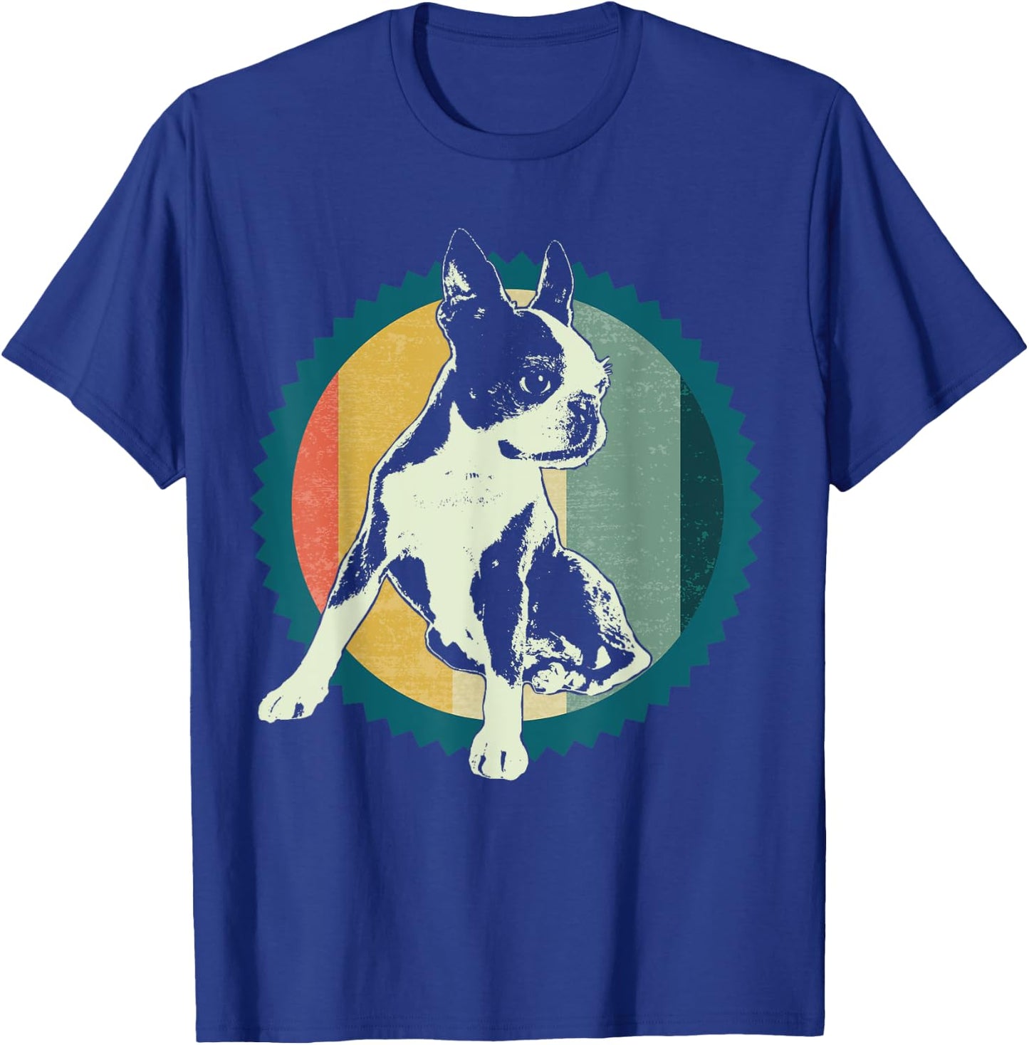 Boston Terrier Boston-Bulldog Women Kids T-Shirt - T-Shirt | Royal