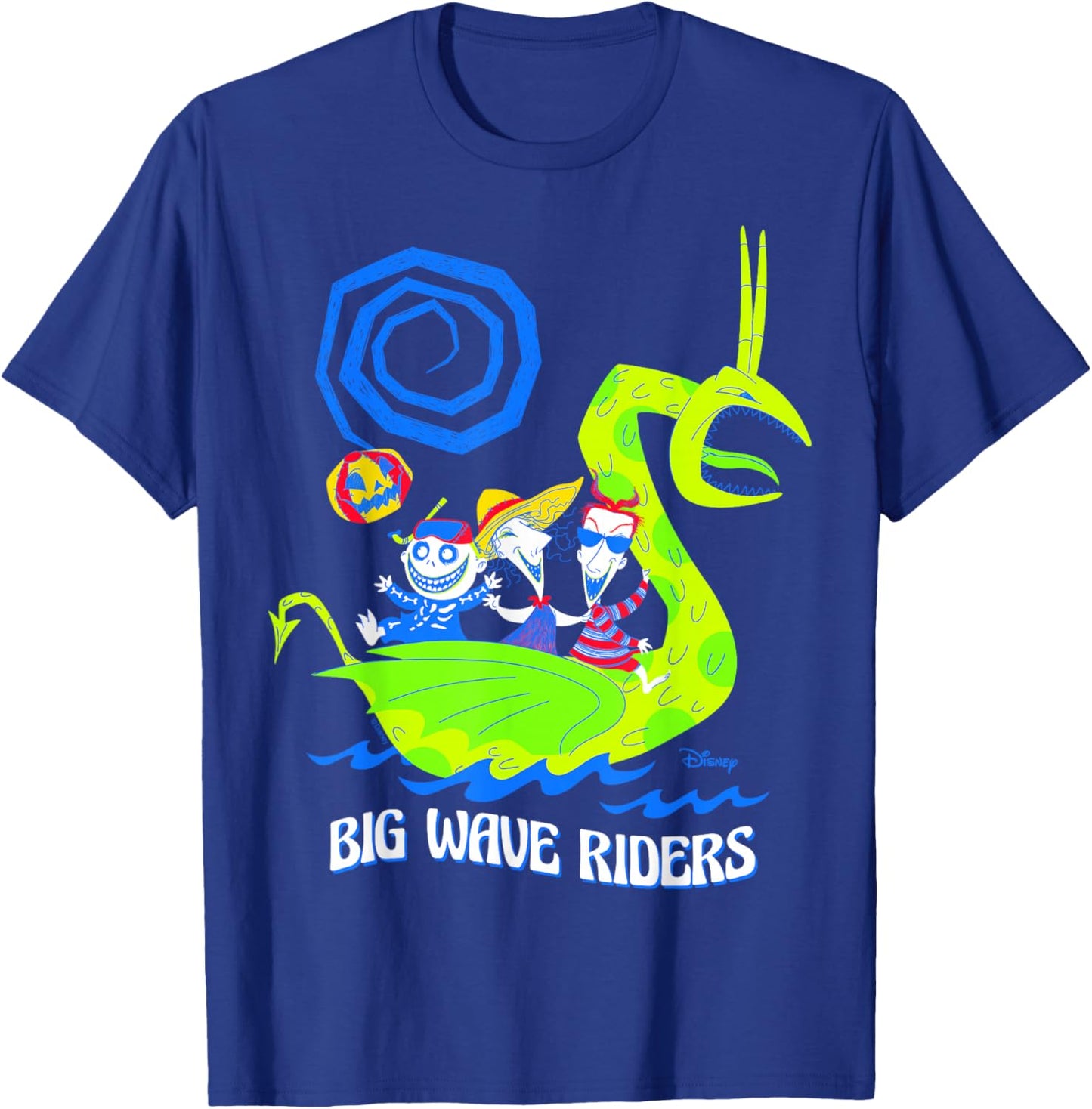 The Nightmare Before Christmas - Shock Lock Barrel Riders T-Shirt - T-Shirt | Royal
