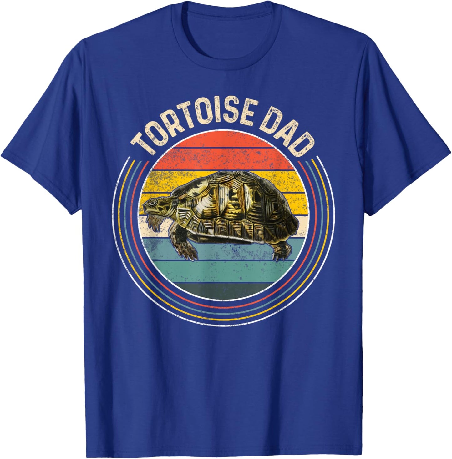 Funny Retro Tortoise Lovers - Tortoise Dad T-Shirt - T-Shirt | Royal