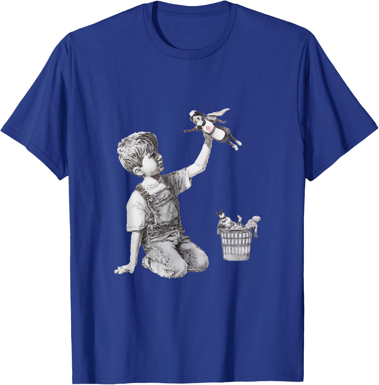 Superhero Nurse Health Workers T-Shirt - T-Shirt | Royal