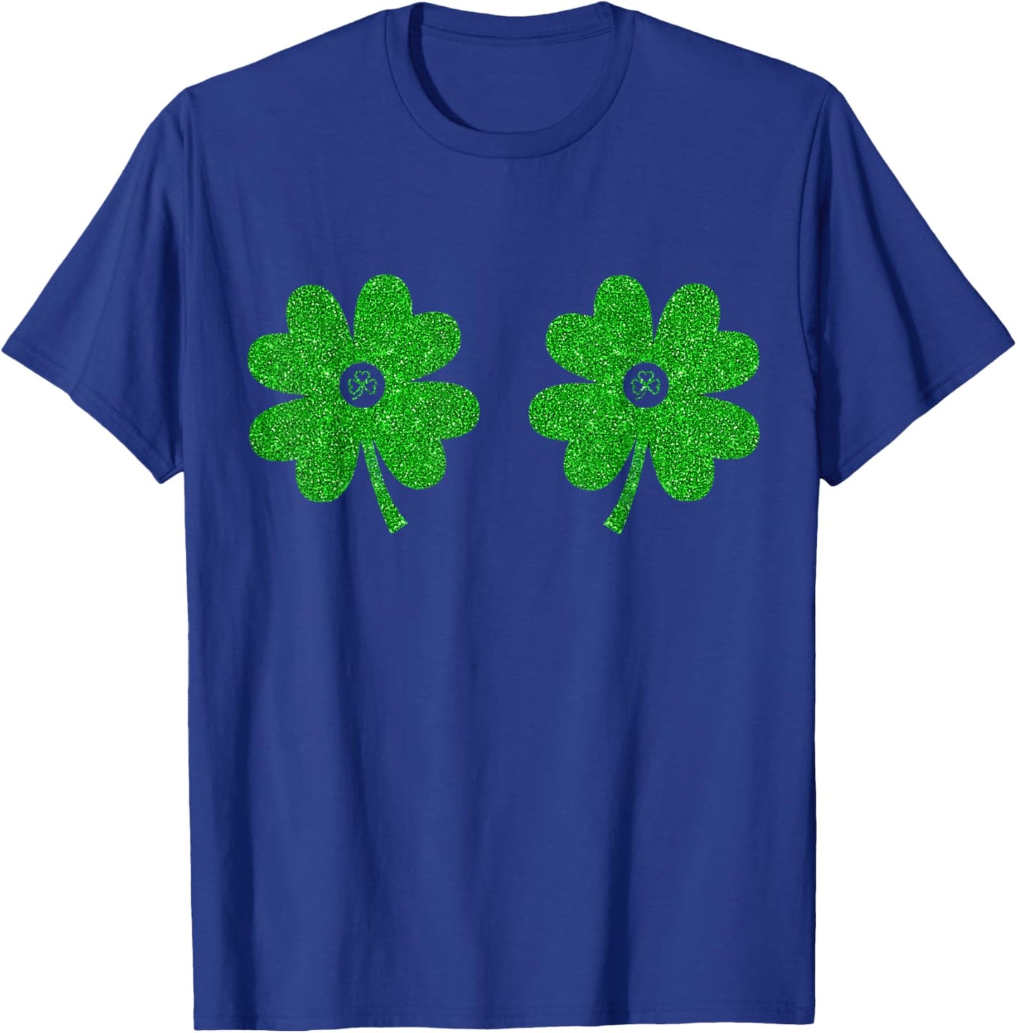 Irish Shamrock Boobs Saint Funny Irish Boobs St Patricks Day T-Shirt - T-Shirt | Royal