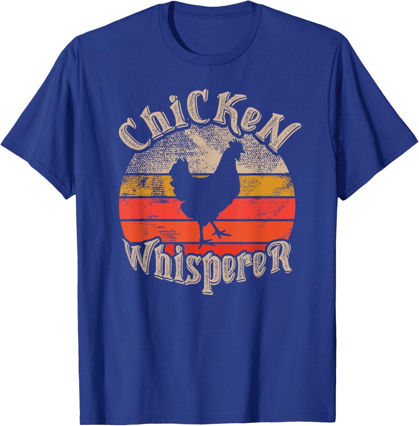 Chicken Whisperer Funny lovers theme vintage sunset cute T-Shirt - T-Shirt | Royal