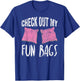Cornhole Check Out My Fun Bags Team Gift T-Shirt - T-Shirt | Royal