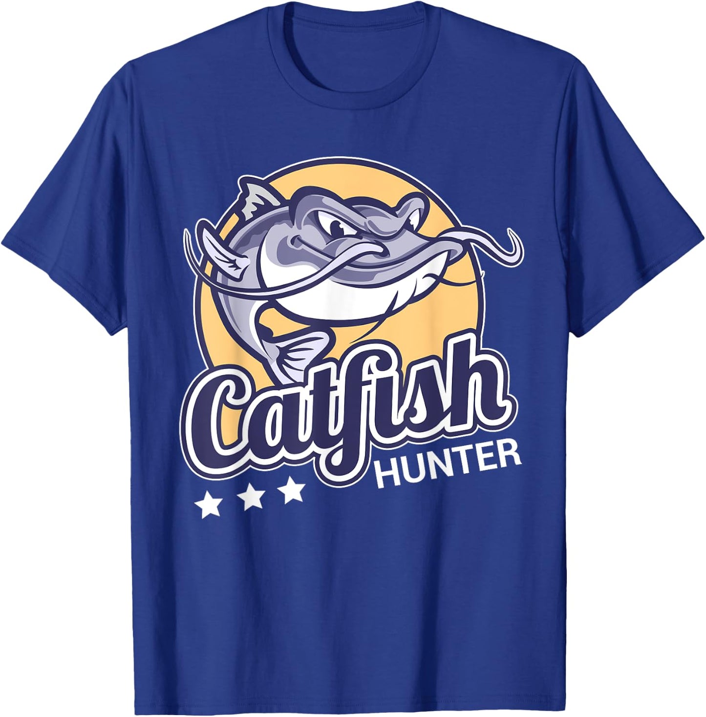 Catfish Hunter for Catfishing Anglers T-Shirt - T-Shirt | Royal
