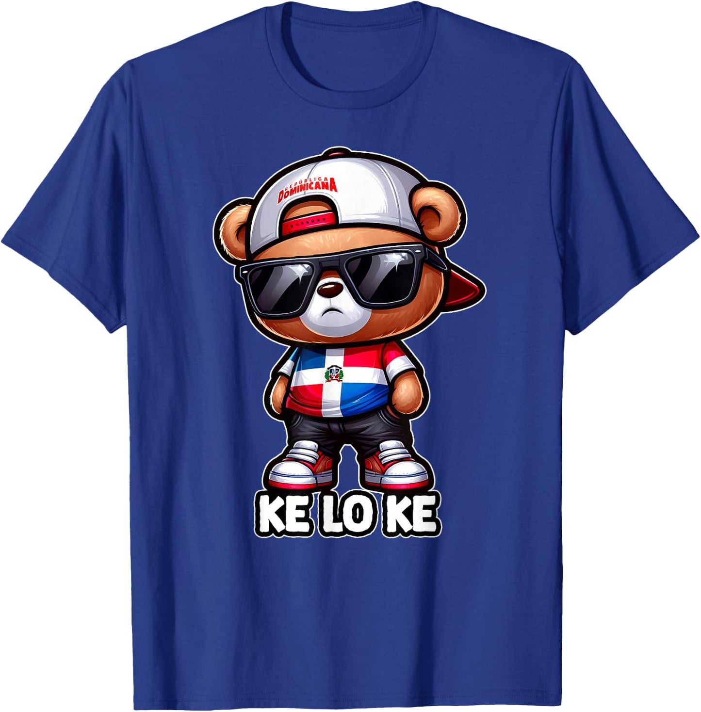 DIMELO KE LO KE Dominican Republic Flag Republica Dominicana T-Shirt - T-Shirt | Royal
