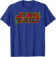 Star Wars Christmas Plaid Holly Logo T-Shirt - T-Shirt | Royal