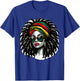 Afro Woman African Melanin Headscarf Nubian Black History T-Shirt - T-Shirt | Royal