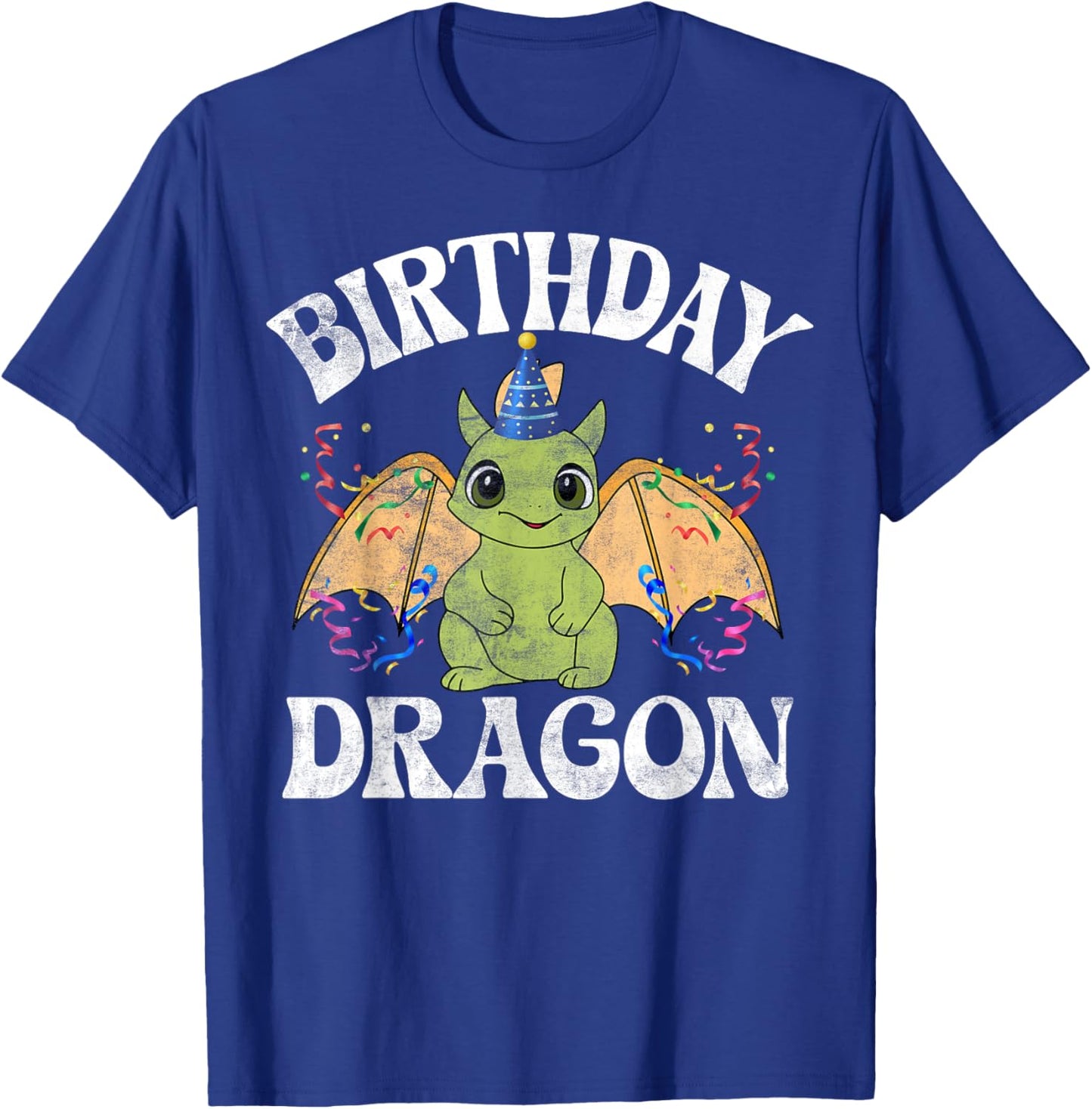 Birthday Dragon T-Shirt - T-Shirt | Royal