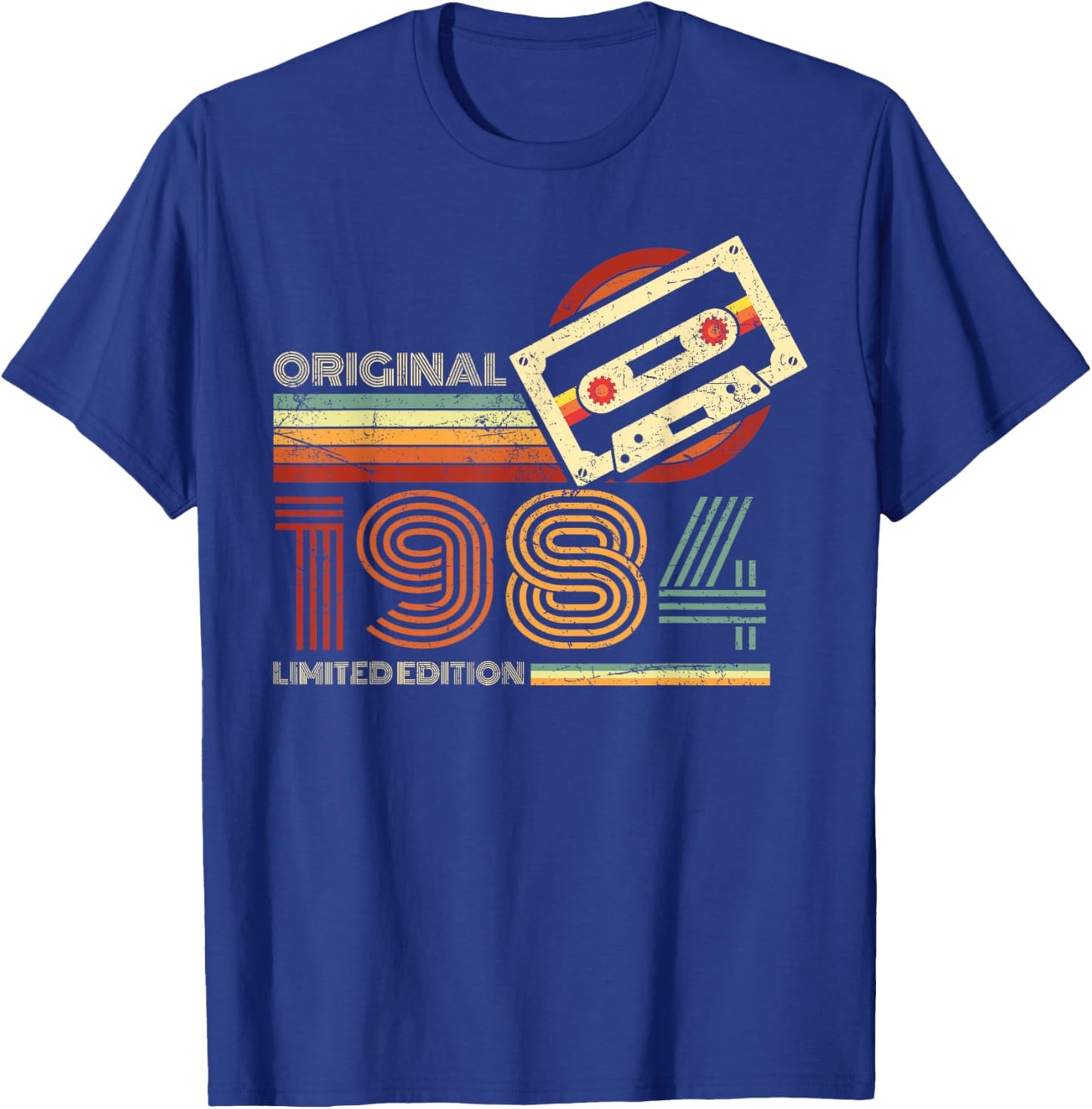 Retro Limited Edition 1984 Cassette Tape 40th Birthday T-Shirt - T-Shirt | Royal
