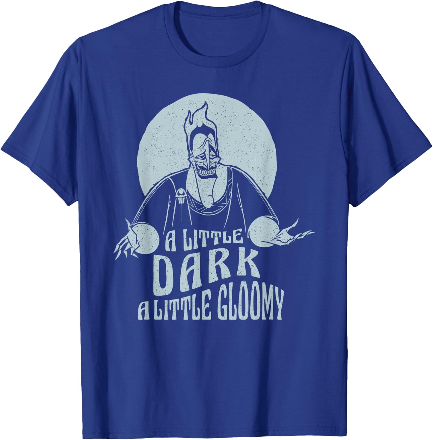Disney Hercules Hades A Little Dark A Little Gloomy Portrait T-Shirt - T-Shirt | Royal