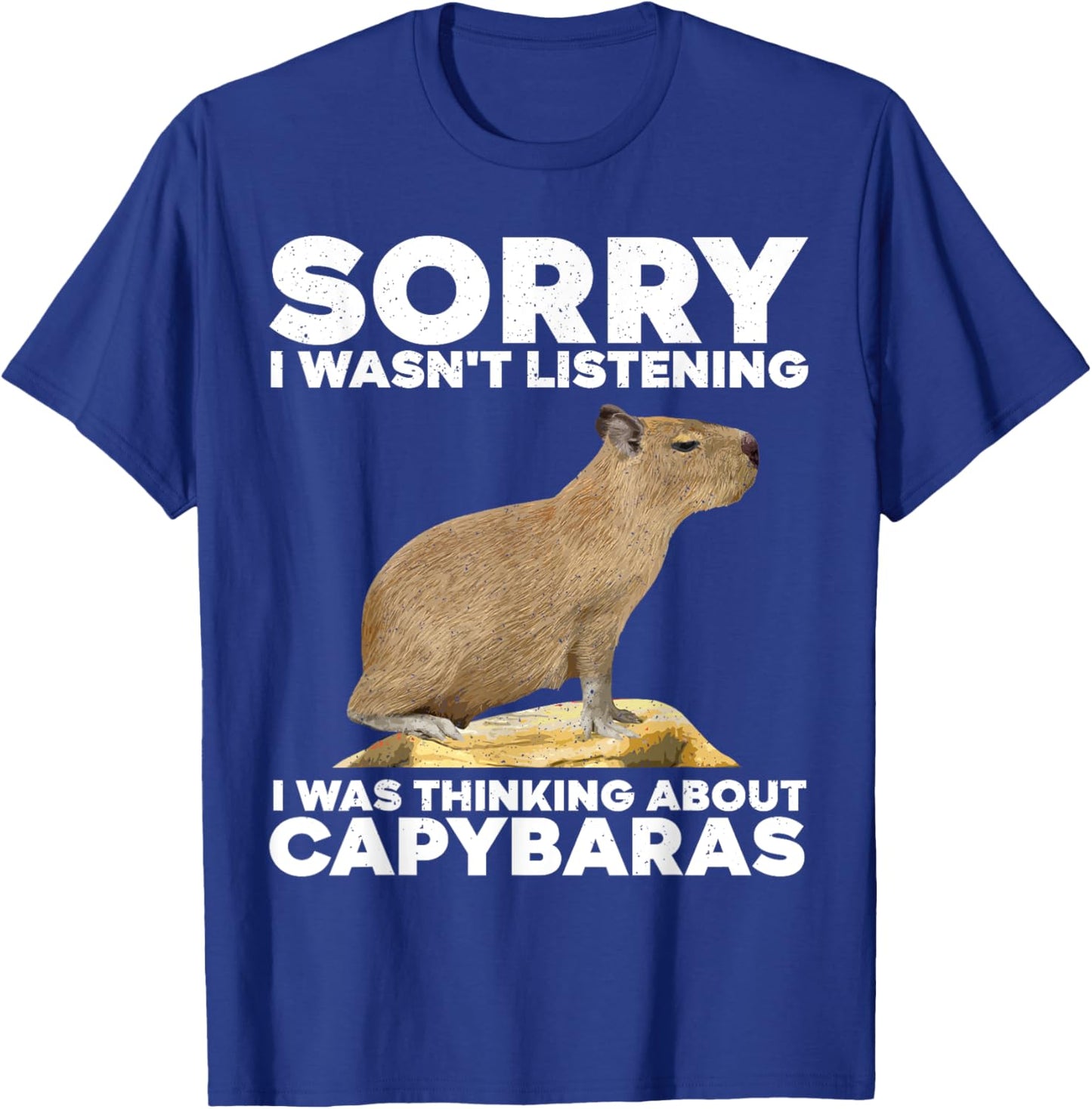 Best Capybara Design Women Kids Pet Rodent Capybara T-Shirt - T-Shirt | Royal