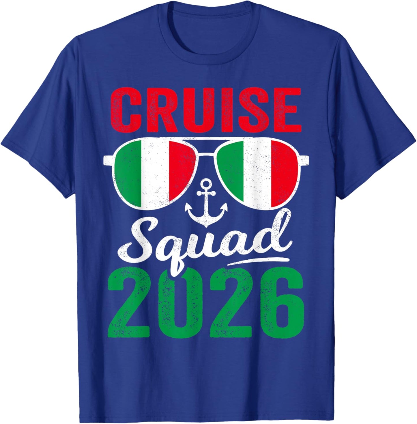 Italy Cruise Squad 2026 Summer Vacation Matching Family T-Shirt - T-Shirt | Royal