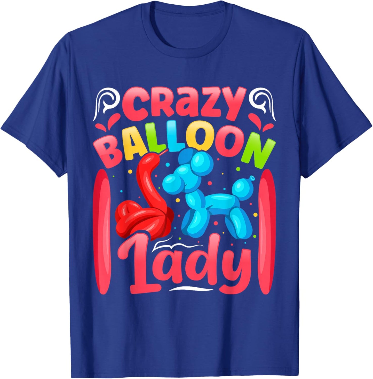 Party Balloon Design T-Shirt - T-Shirt | Royal