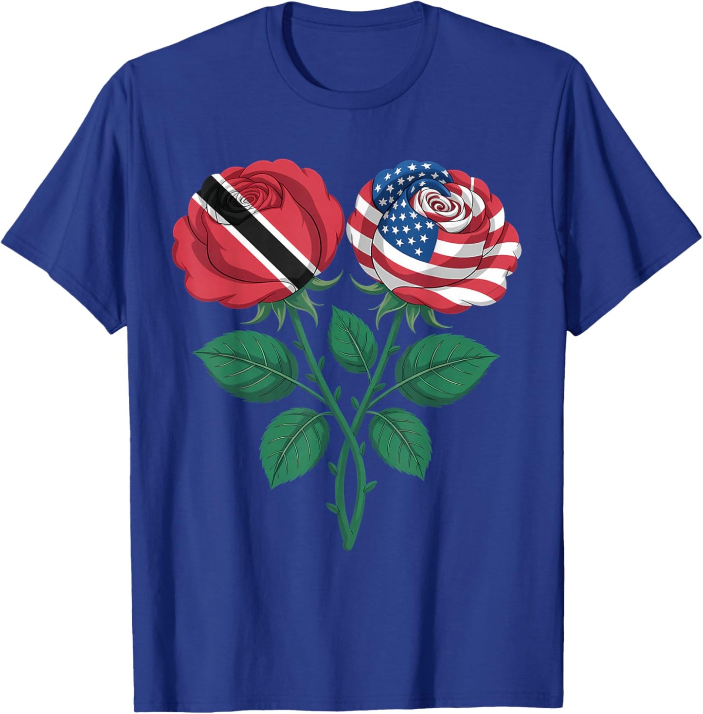 Trinidad and Tobago Flag Trini Flag Roots Trinidadian Flag T-Shirt - T-Shirt | Royal