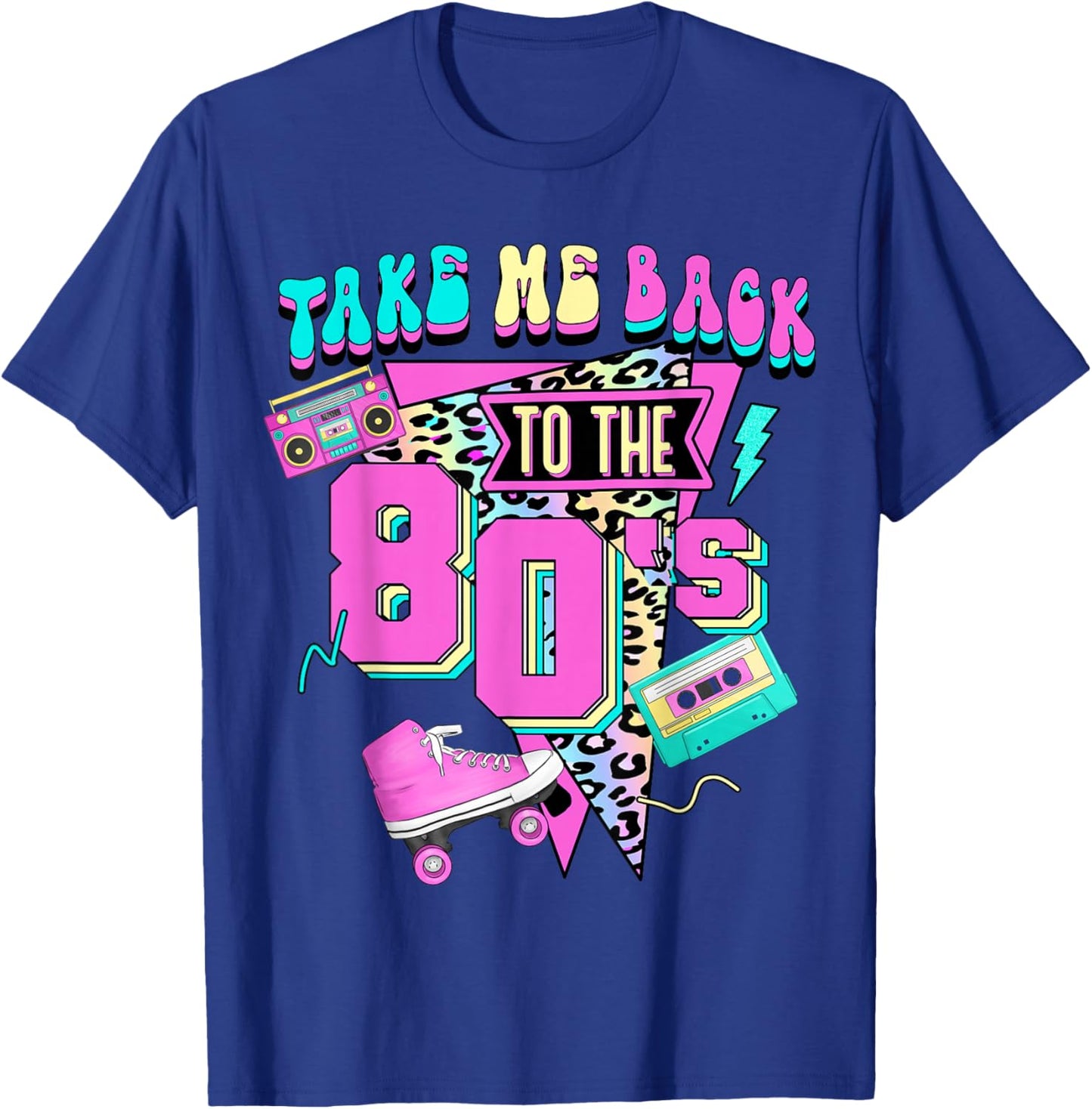 Take Me Back To The 80's Gen X Baby Boomers Vintage 1980's T-Shirt - T-Shirt | Royal
