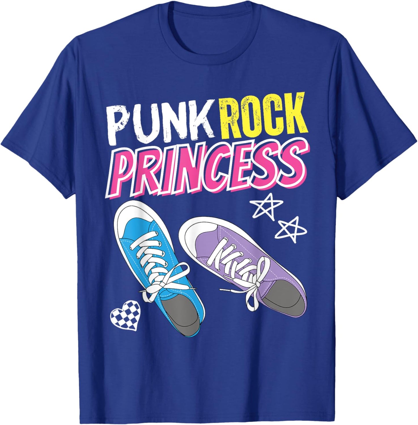 Punk Rock Princess for Girls who Love Punkrock Music & Bands T-Shirt - T-Shirt | Royal