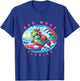 Key West Florida Cute Surfing Girl Sea Turtle T-Shirt - T-Shirt | Royal