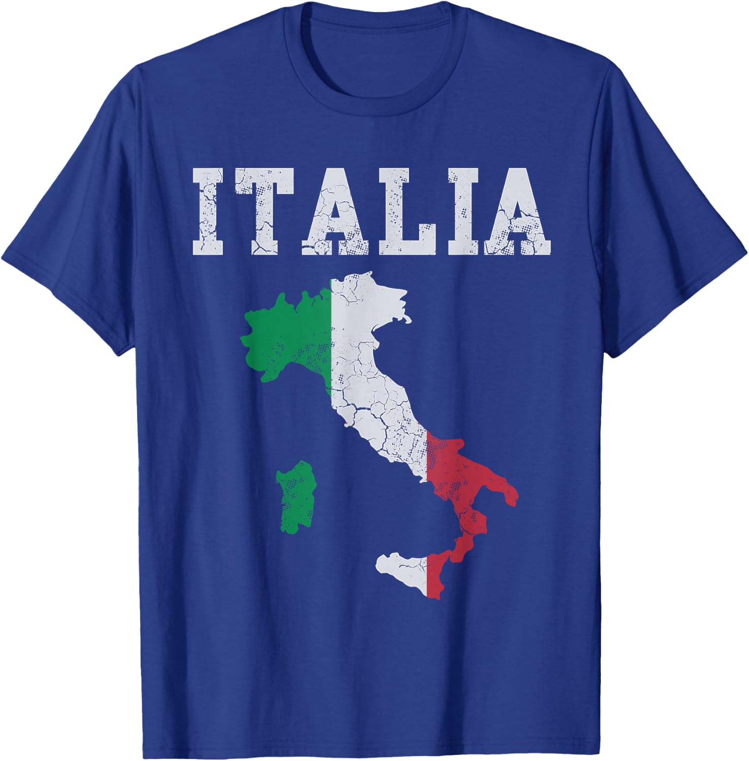 Italia Italy Flag Map Italian Italiano Family T-Shirt - T-Shirt | Royal