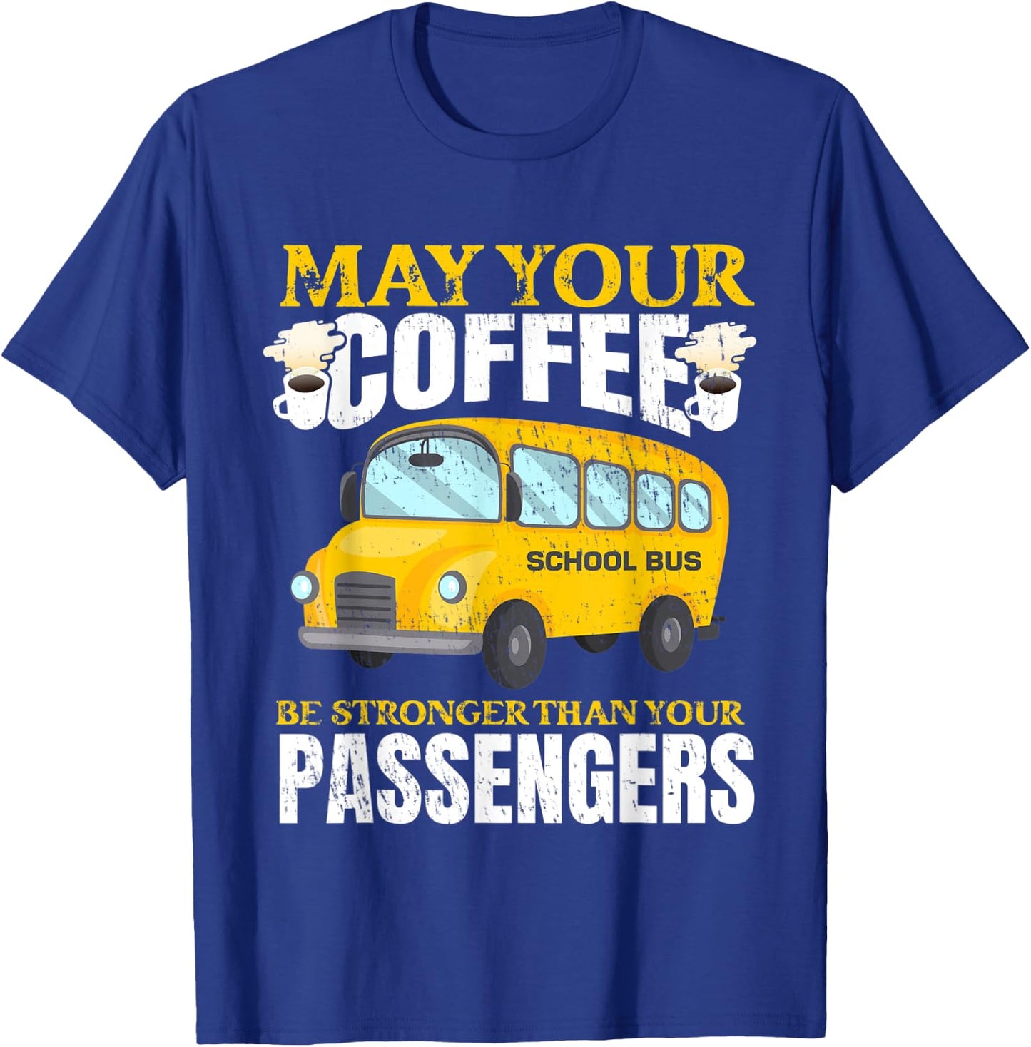 School Bus Apparel for a School Bus Driver T-Shirt - T-Shirt | Royal