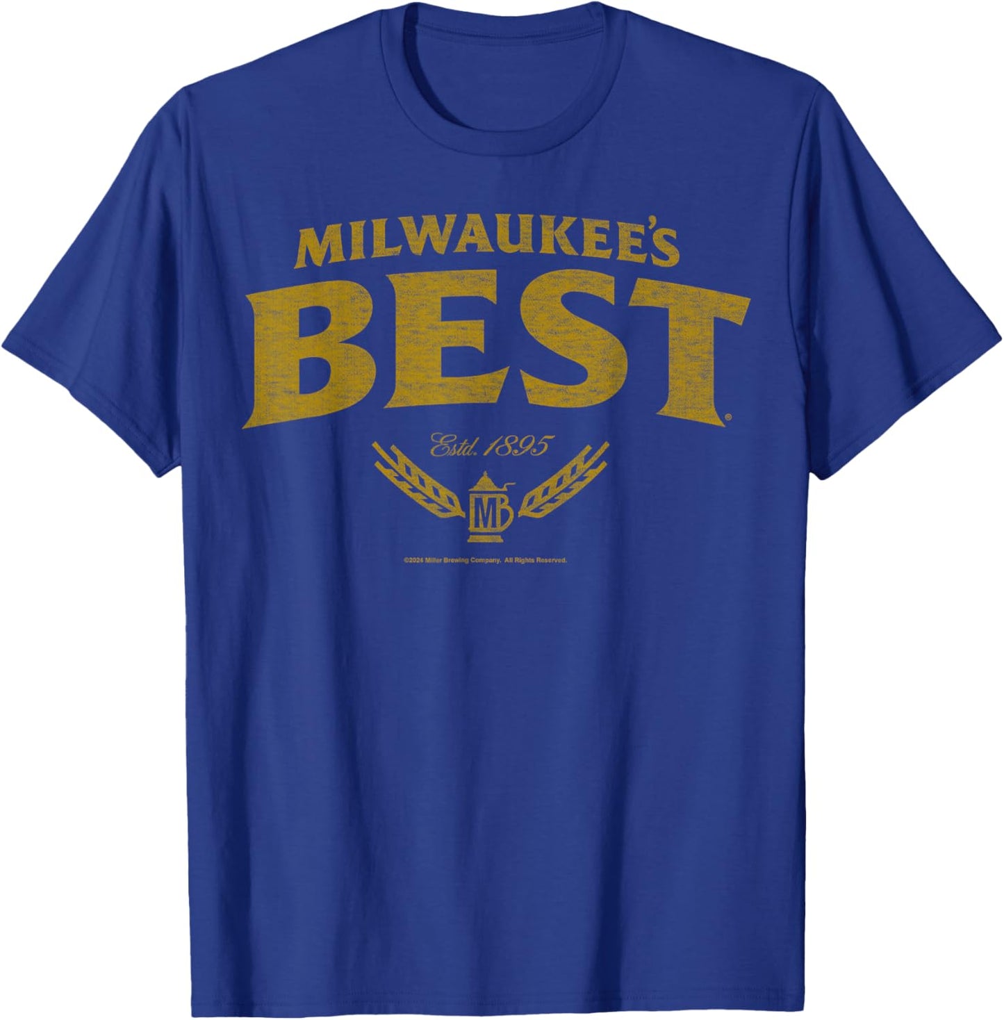 Milwaukee's Best Distressed T-Shirt - T-Shirt | Royal