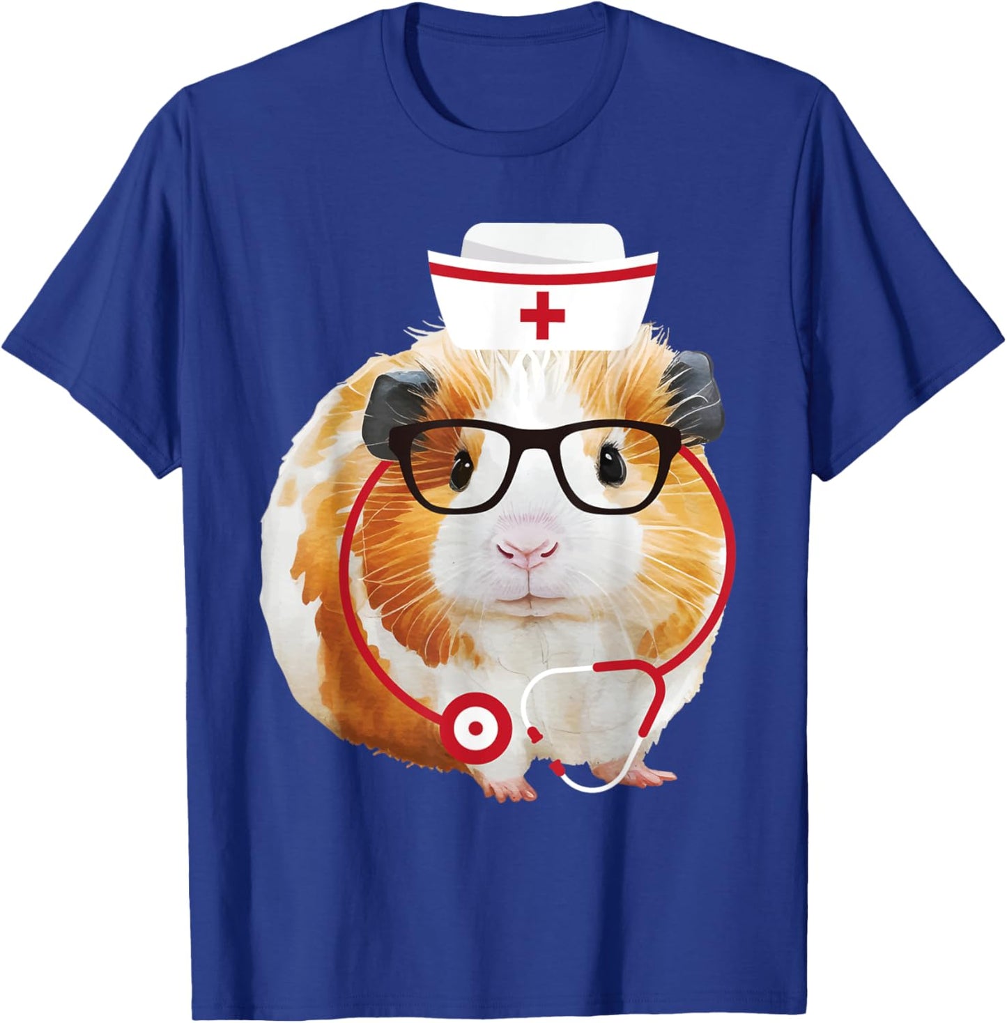 Guinea Pig Nurse - Healthcare Worker Animal Lover Pet Owner T-Shirt - T-Shirt | Royal