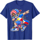 Half Filipino Half American USA Flag Philippines America T-Shirt - T-Shirt | Royal