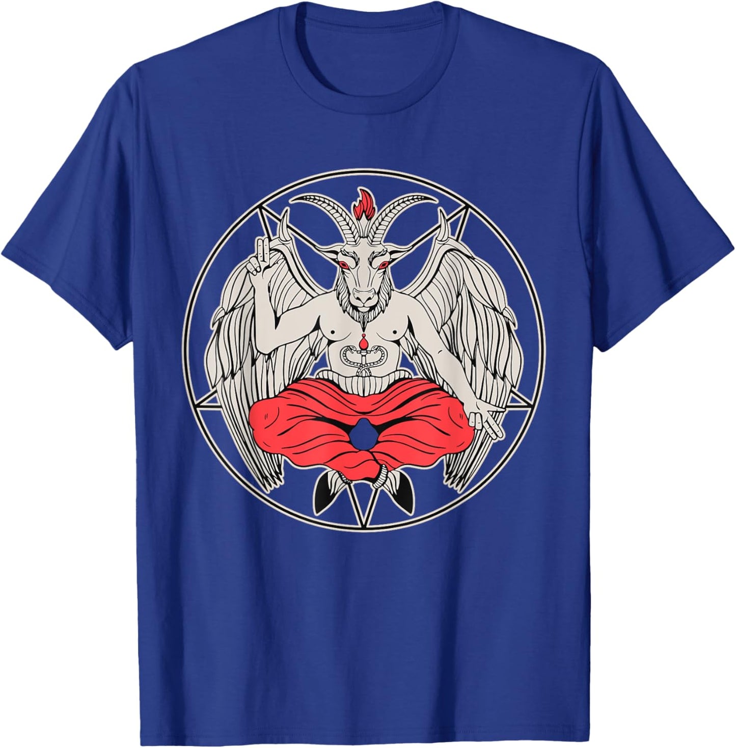 Baphomet Satanic T-Shirt - T-Shirt | Royal