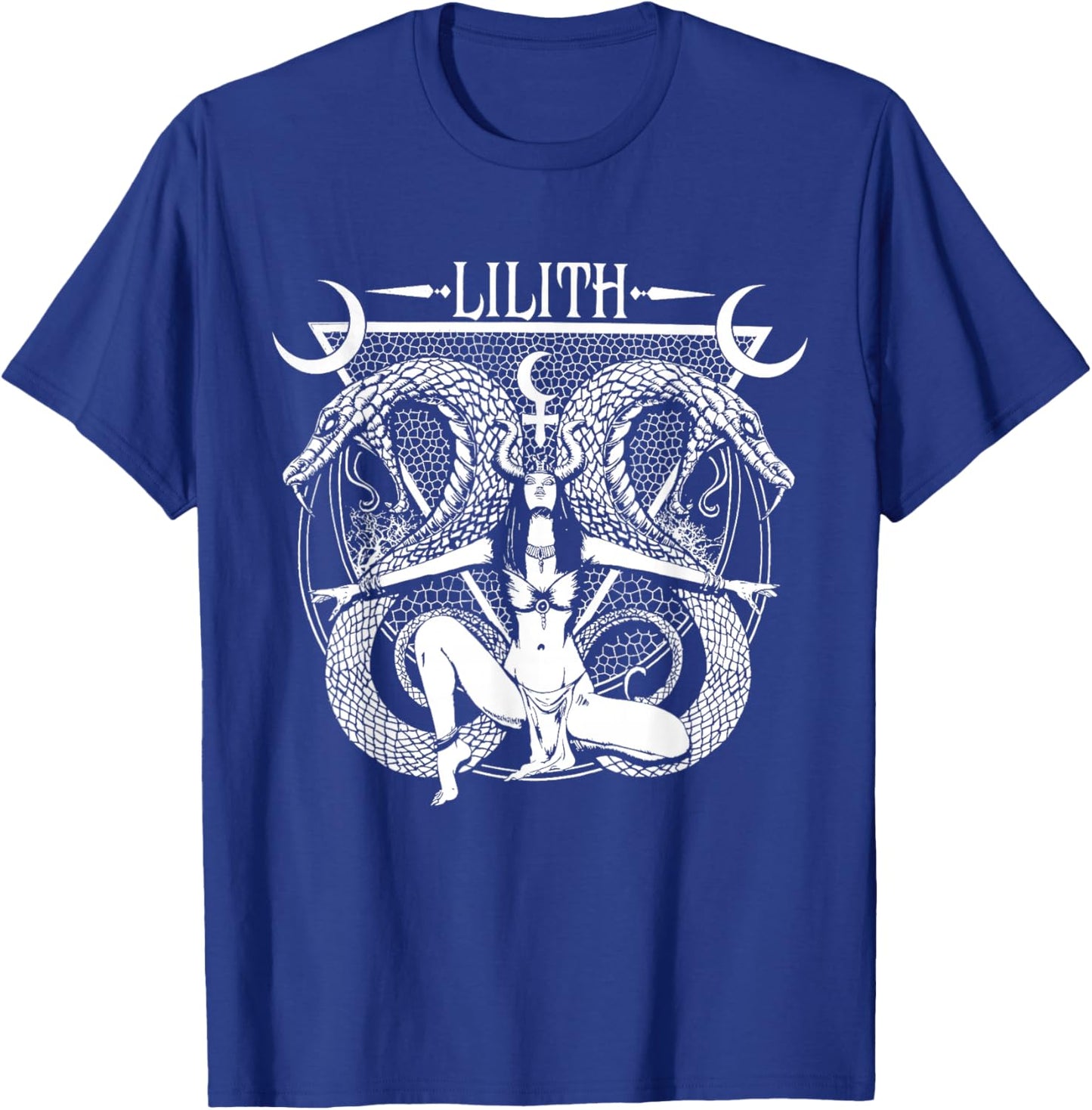 Lilith | Goddess | Tarot Card | Book of Shadows T-Shirt - T-Shirt | Royal