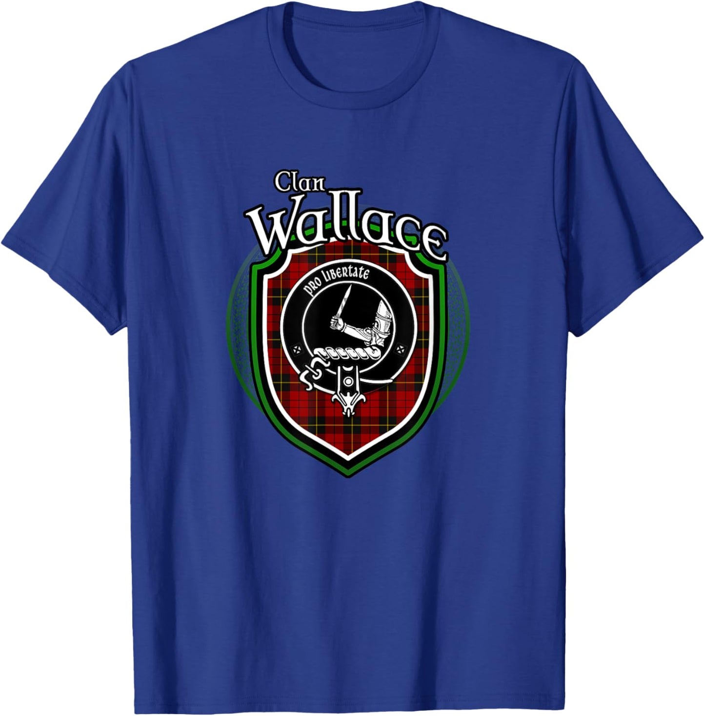 Wallace Clan Wappen | Schottischer Clan Wallace Familienabzeichen T-Shirt - T-Shirt | Royal