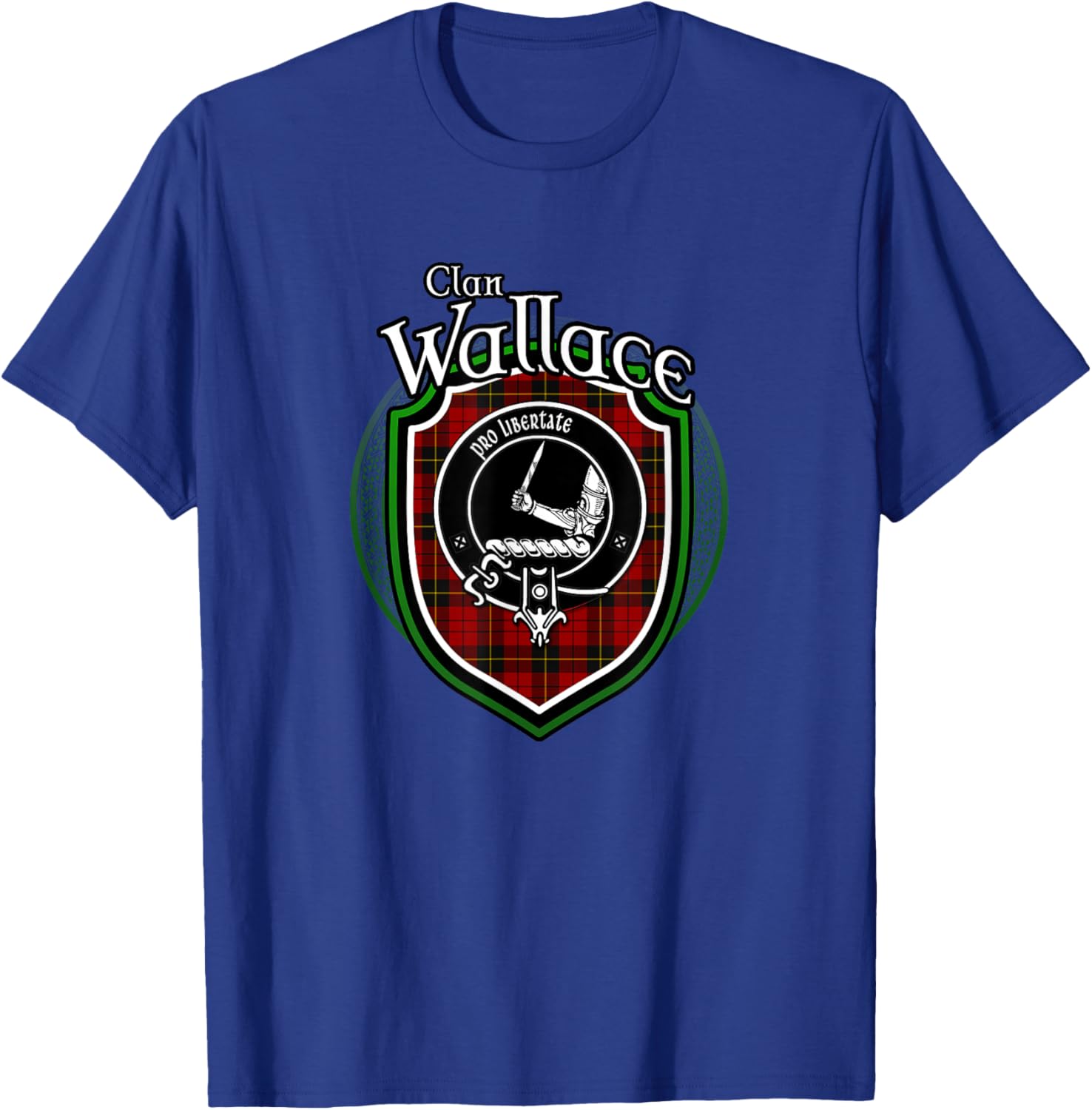 Wallace Clan Wappen | Schottischer Clan Wallace Familienabzeichen T-Shirt - T-Shirt | Royal
