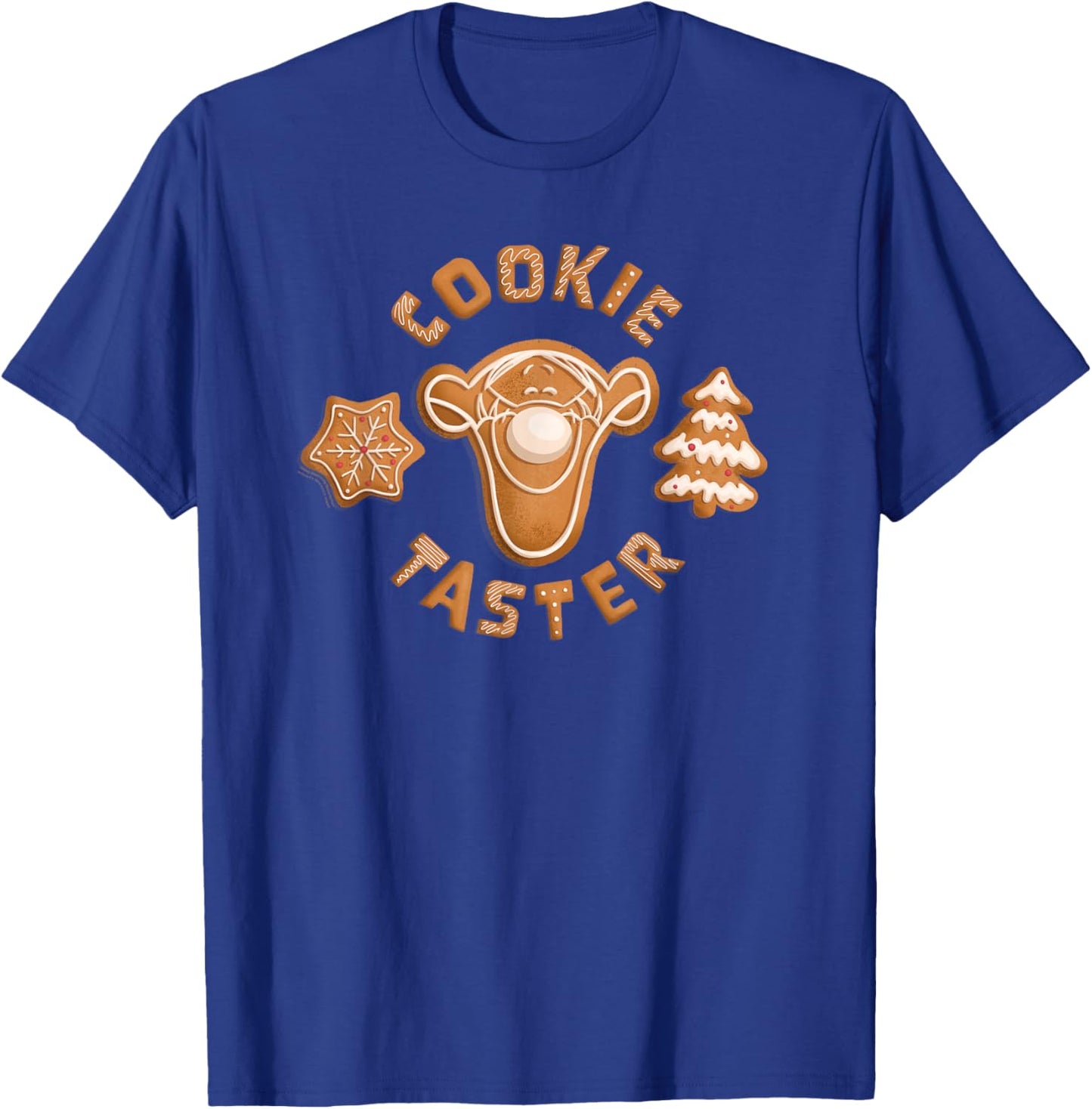 Disney Winnie the Pooh Tigger Gingerbread Cookie Taster T-Shirt - T-Shirt | Royal