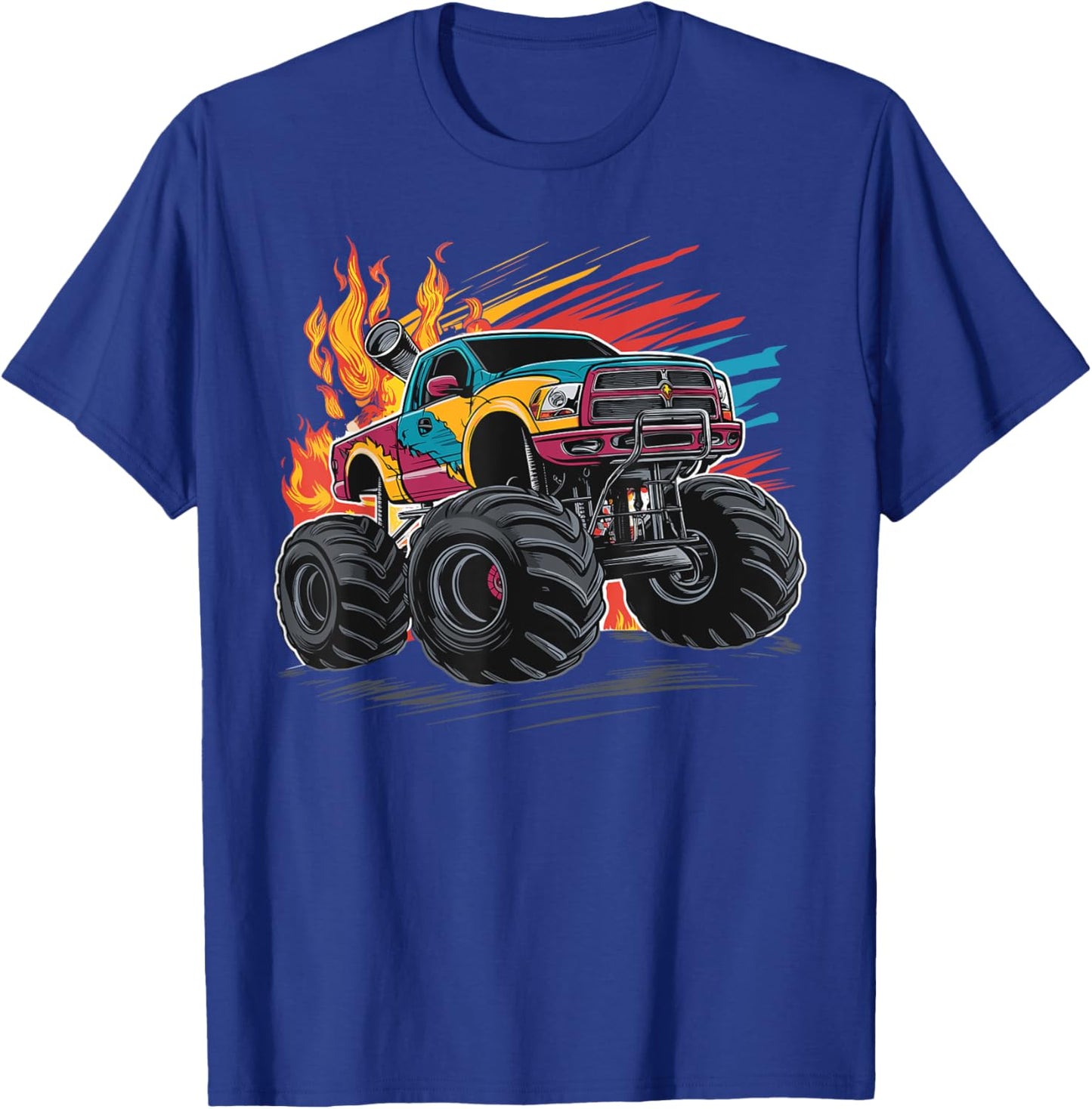 Monster Truck for toddlers Youth & Adults T-Shirt - T-Shirt | Royal