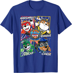 PAW Patrol: The Mighty Movie Comic Action T-Shirt - T-Shirt | Royal