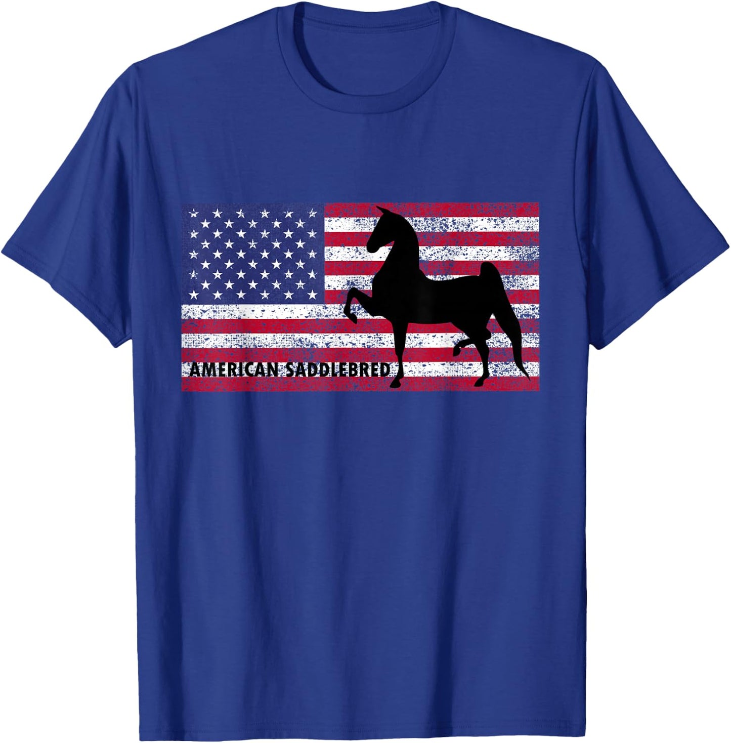 American Saddlebred Horse Training Gaited Horses Equitation T-Shirt - T-Shirt | Royal