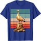 Goose golden majestic realistic tree stump nature Bird T-Shirt - T-Shirt | Royal