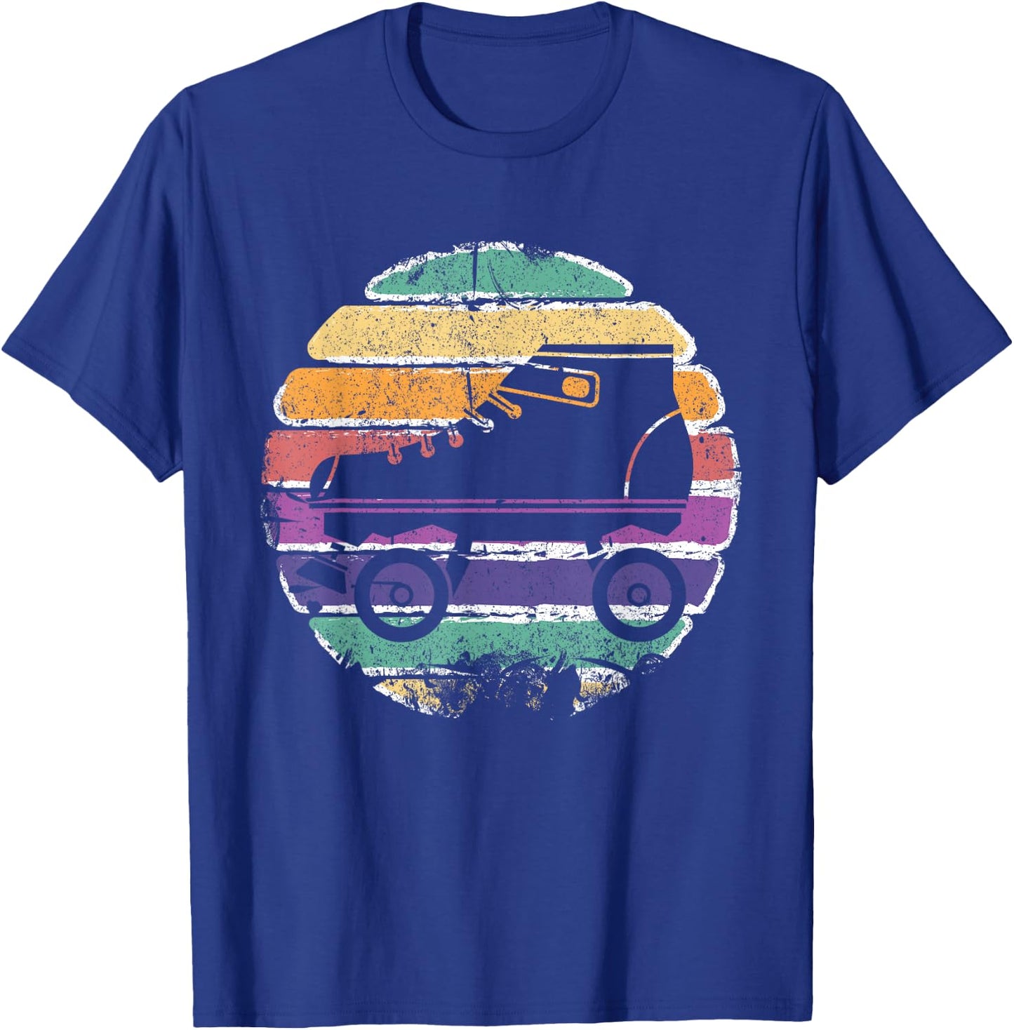 Retro Roller Skates - Vintage Roller Skating T-Shirt - T-Shirt | Royal
