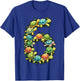 6th Birthday Sea Turtle Tortoise Theme Party 6 Year Old T-Shirt - T-Shirt | Royal