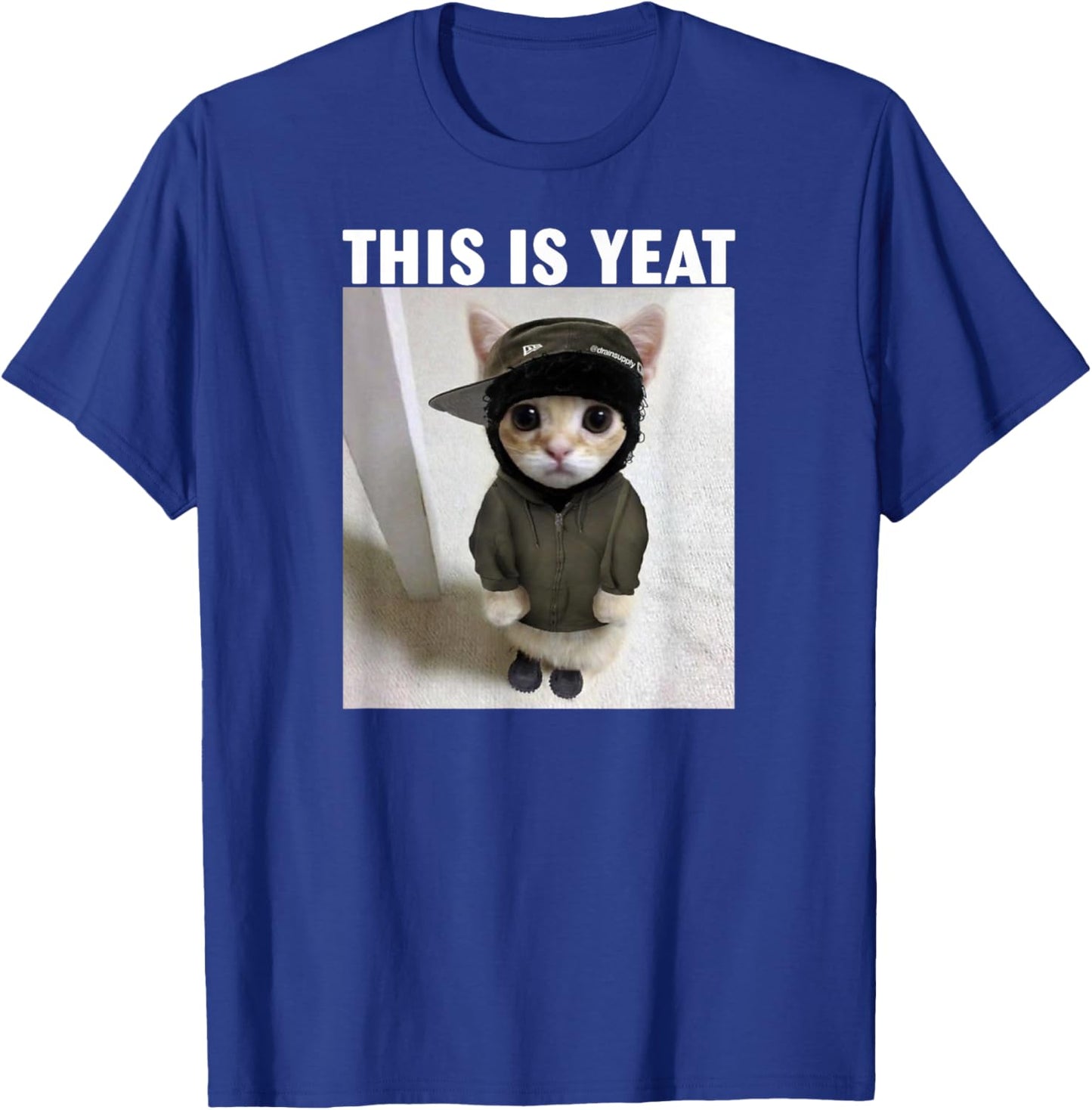 Cat This is Yeat Meme T-Shirt - T-Shirt | Royal