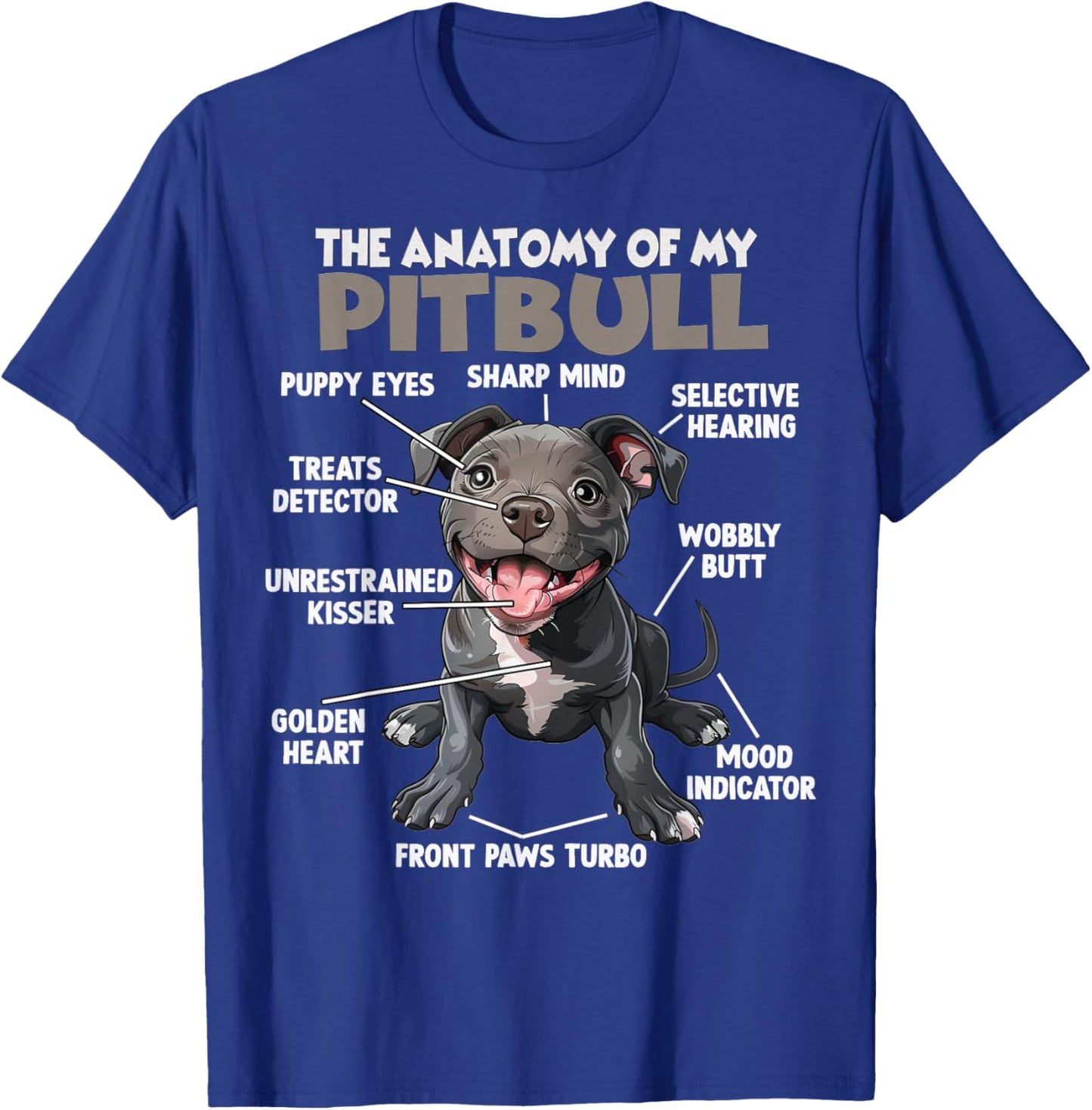 Pitbull Walk T Dog Lover Pitbull Dogs T-Shirt - T-Shirt | Royal