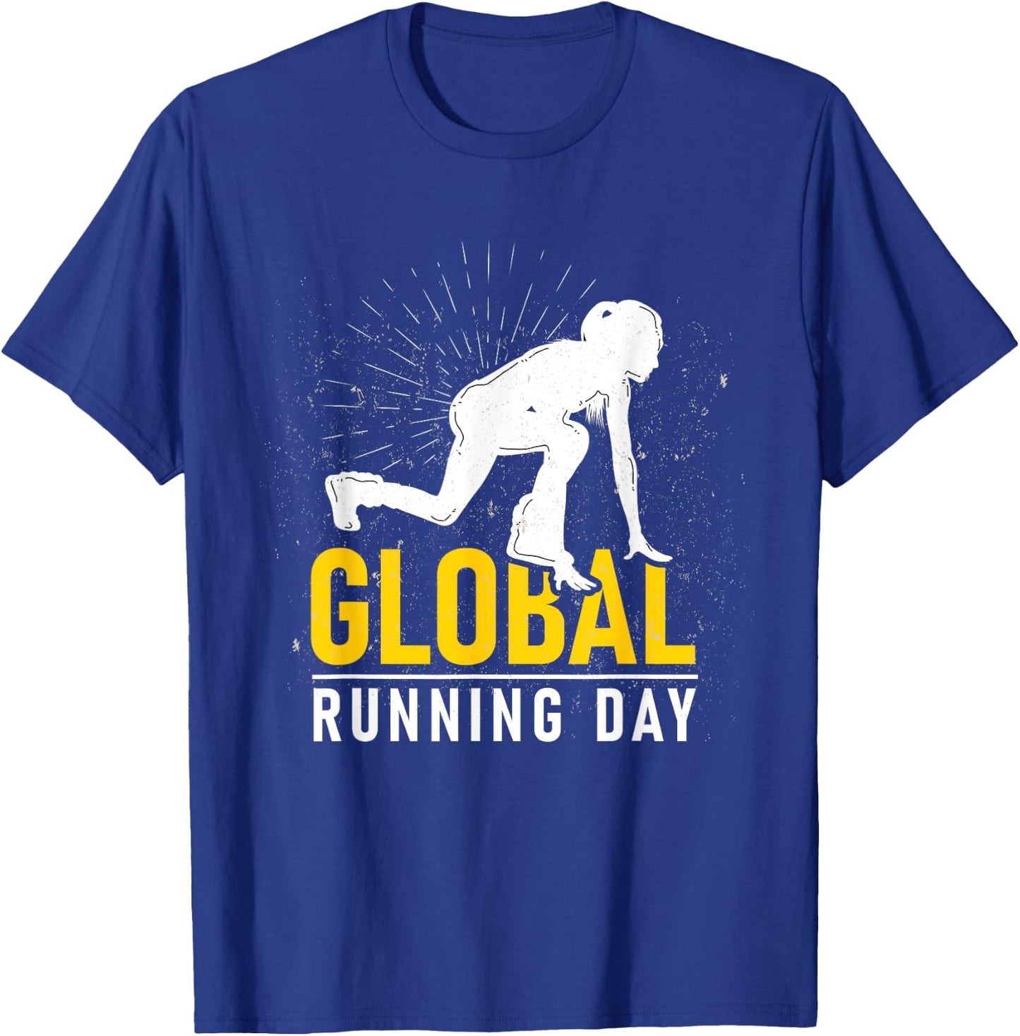 Global Running Day Gift Global Running Day & Sprinters T-Shirt - T-Shirt | Royal